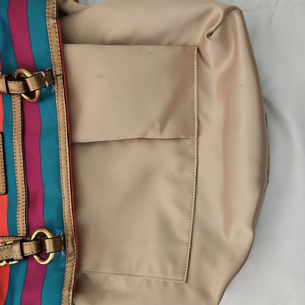 Coach Multistriped Legacy Tote - Picture 5 of 12